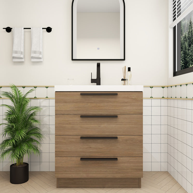 Moreno Bath CARLA-30 Carla 30" Freestanding Bathroom Vanity