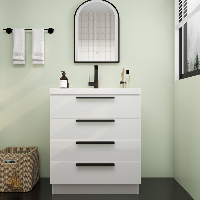 Moreno Bath CARLA-30 Carla 30" Freestanding Bathroom Vanity