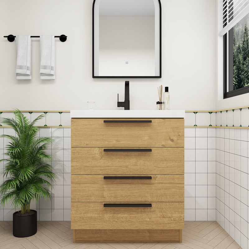 Moreno Bath CARLA-30 Carla 30" Freestanding Bathroom Vanity