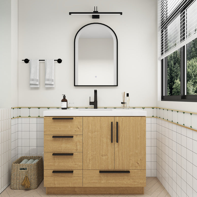 Moreno Bath CARLA-42L Carla 42" Freestanding Bathroom Vanity with Left Side Drawers