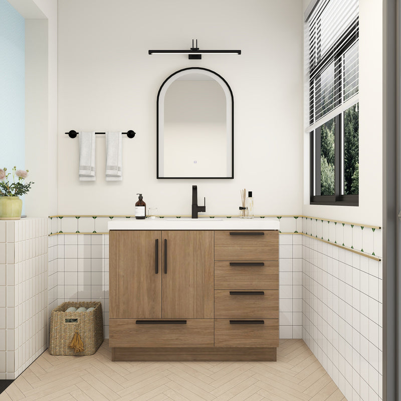 Moreno Bath CARLA-42R Carla 42" Freestanding Bathroom Vanity with Right Side Drawers