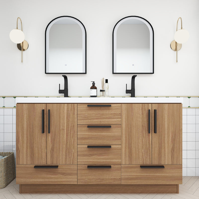Moreno Bath CARLA-60D Carla 60" Freestanding Bathroom Vanity with Double Sink