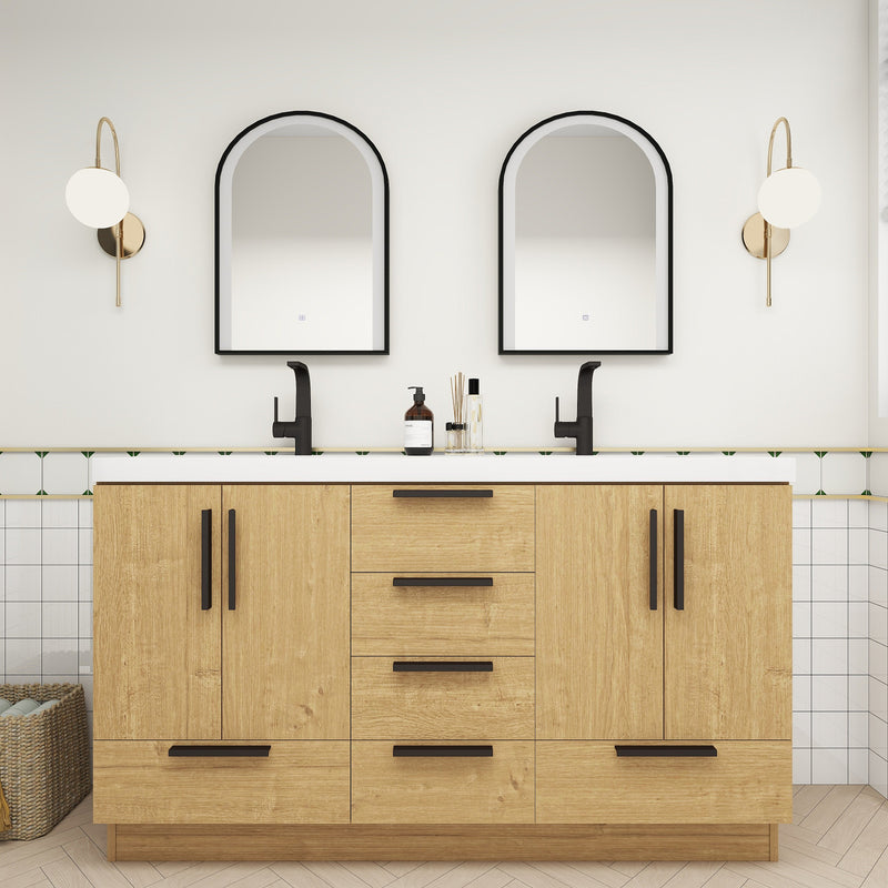 Moreno Bath CARLA-60D Carla 60" Freestanding Bathroom Vanity with Double Sink