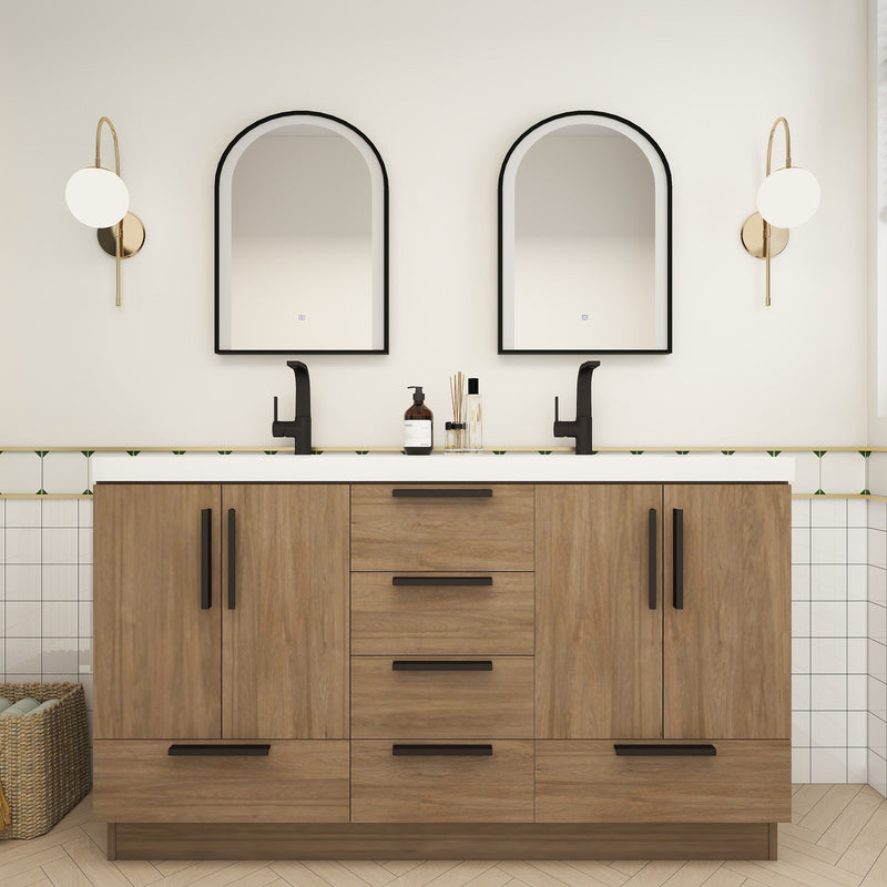 Moreno Bath CARLA-60D Carla 60" Freestanding Bathroom Vanity with Double Sink