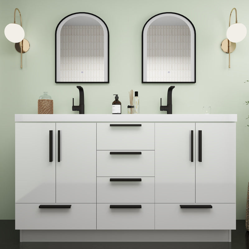 Moreno Bath CARLA-60D Carla 60" Freestanding Bathroom Vanity with Double Sink