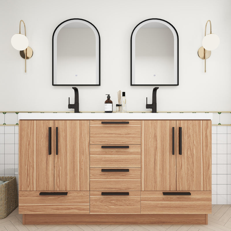 Moreno Bath CARLA-60D Carla 60" Freestanding Bathroom Vanity with Double Sink