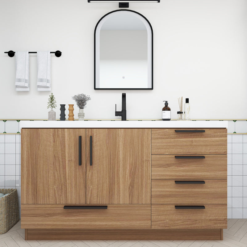 Moreno Bath CARLA-60S Carla 60" Freestanding Bathroom Vanity with Single Sink