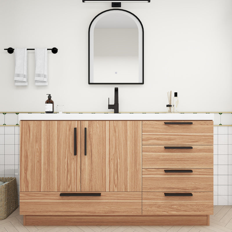 Moreno Bath CARLA-60S Carla 60" Freestanding Bathroom Vanity with Single Sink
