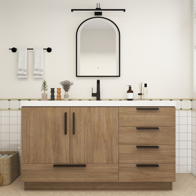 Moreno Bath CARLA-60S Carla 60" Freestanding Bathroom Vanity with Single Sink
