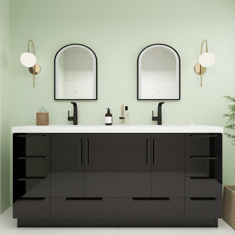 Moreno Bath CARLA-72 Carla 72" Freestanding Bathroom Vanity with Double Sink