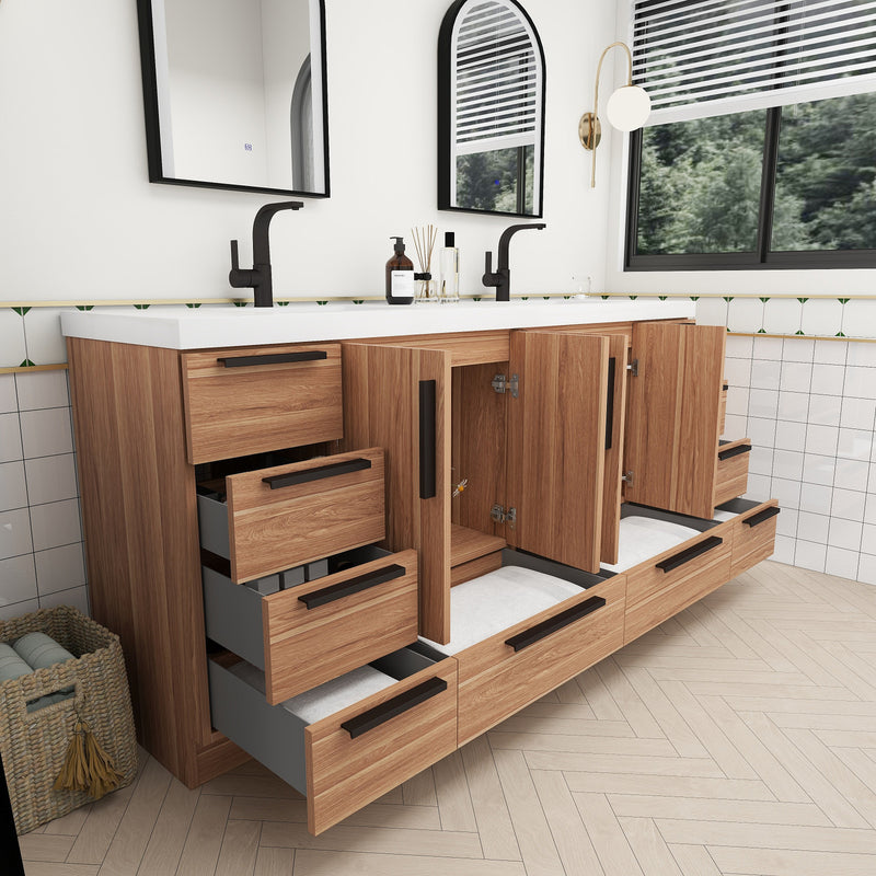 Moreno Bath CARLA-72 Carla 72" Freestanding Bathroom Vanity with Double Sink