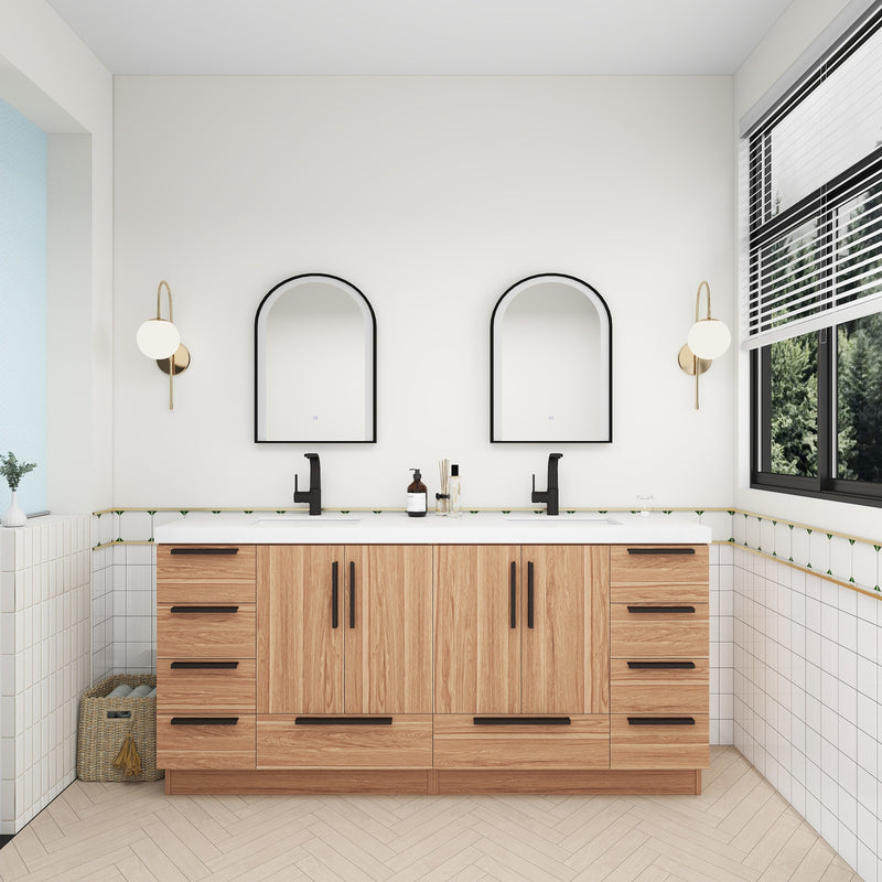 Moreno Bath CARLA-72 Carla 72" Freestanding Bathroom Vanity with Double Sink