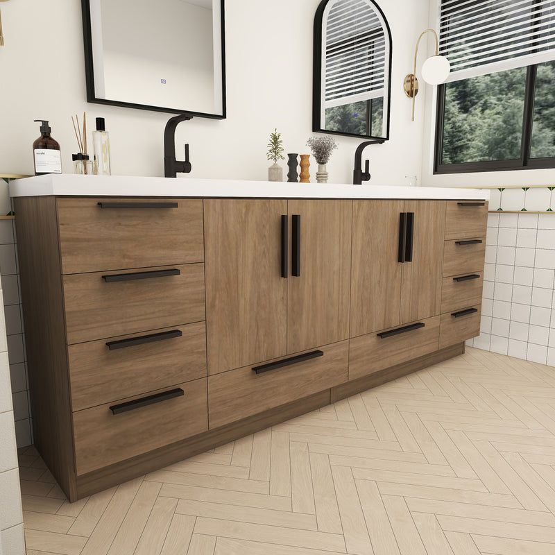 Moreno Bath CARLA-84 Carla 84" Freestanding Bathroom Vanity with Double Sink
