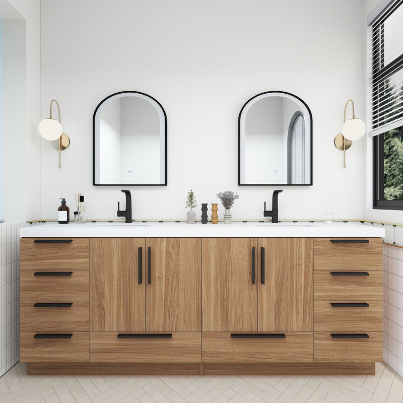 Moreno Bath CARLA-84 Carla 84" Freestanding Bathroom Vanity with Double Sink