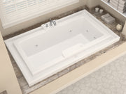 Atlantis Whirlpool 4678IWL Opal Series 78 in. x 46 in. Rectangular Whirlpool Bathtub with Center drain and V-Style Back Jets in Glossy Smooth White lifestyle