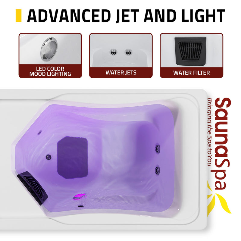 K-Plunge Borealis All-in-One Cold Plunge and Hot Tub with Built-in Chiller