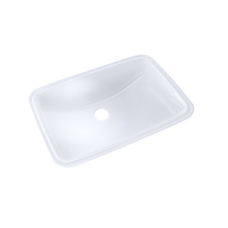 TOTO LT542G#01 19" x 12-3/8" Rectangular Undermount Bathroom Sink with CEFIONTECT, Cotton White
