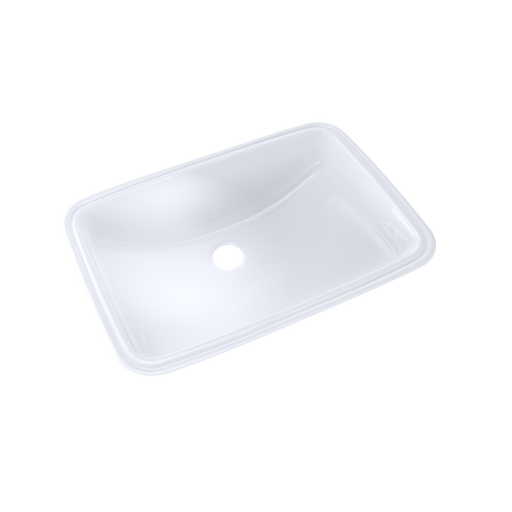 TOTO LT542G#01 19" x 12-3/8" Rectangular Undermount Bathroom Sink with CEFIONTECT, Cotton White