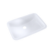 TOTO LT542G#01 19" x 12-3/8" Rectangular Undermount Bathroom Sink with CEFIONTECT, Cotton White