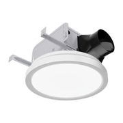 Anzzi Twilight Series 100 CFM Ceiling Mount Bathroom Exhaust Fan with LED Light, Humidity Sensor, Night Light