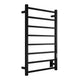 Anzzi Bell 8-Bar Wall Mounted Electric Towel Warmer Rack in Matte Black