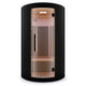 SaunaSpa SC-SS0025-0SBK 1-2 Person Round Infrared Sauna in Black Canadian Hemlock