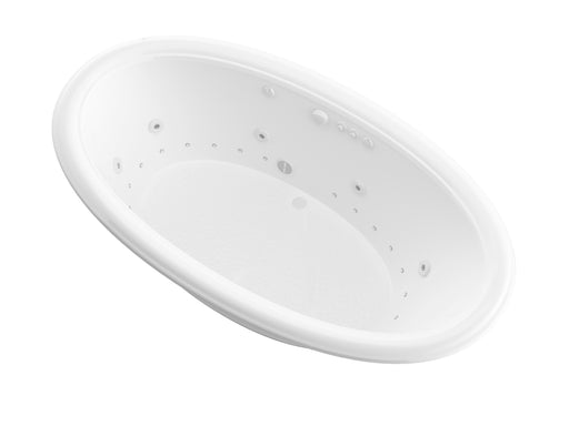 Atlantis Whirlpool 4478PCDR Petite 44 x 78 Oval Air & Whirlpool Jetted Bathtub