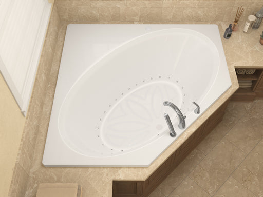 Atlantis Whirlpool 6060VAR Venus 60 x 60 Corner Air Jetted Bathtub lifestyle