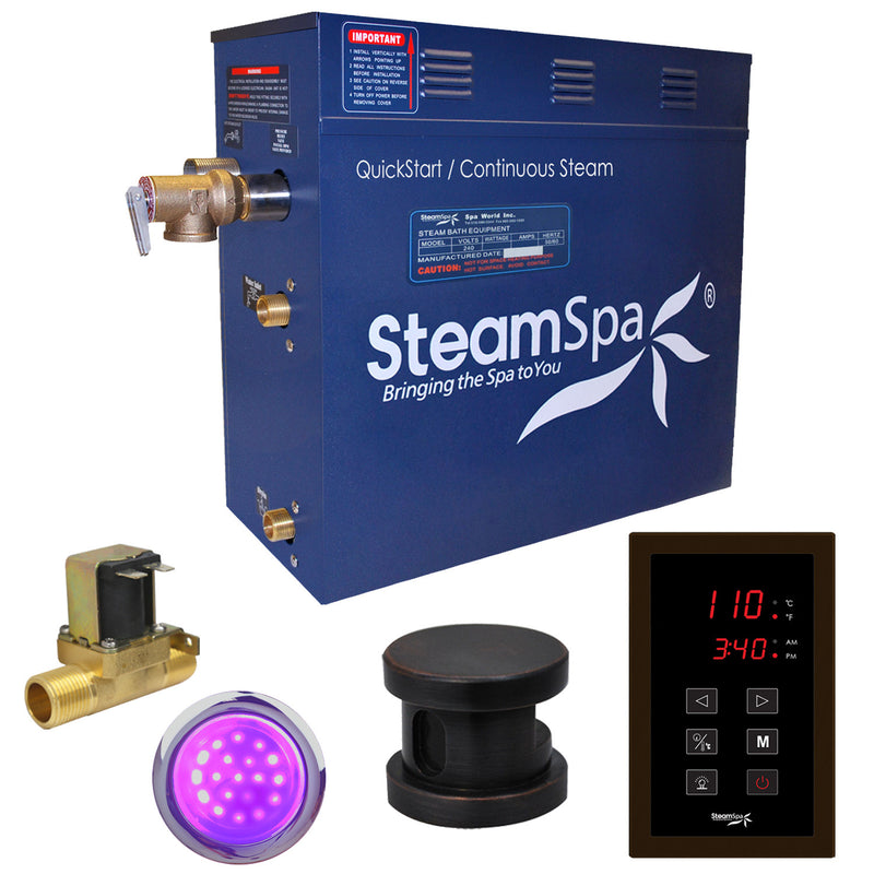 SteamSpa Indulgence Series Generator with Auto Drain - Oil Rubbed Bronze