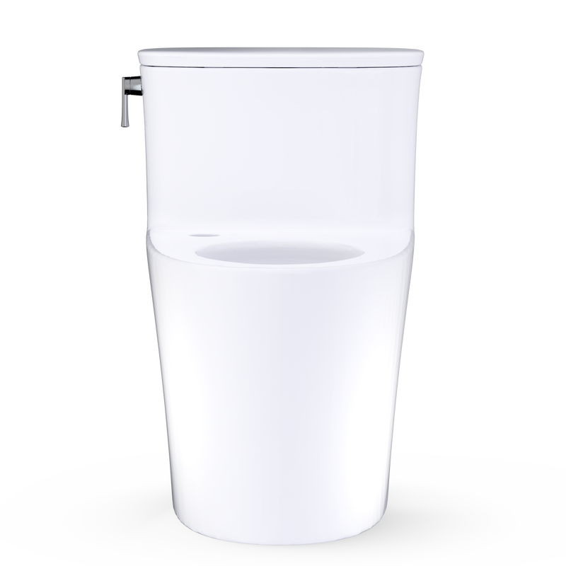 TOTO CST686CUFGAT40#01 Aurora 1G One-Piece Elongated 1.0 GPF WASHLET+ and Auto Flush Ready Universal Height Toilet with CEFIONTECT, Cotton White - view 6