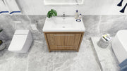 Moreno Bath FSDOLCE36 Dolce 36" Freestanding Bathroom Vanity Set with Single Reinforced Acrylic Sink - view 8