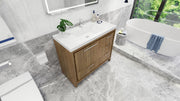 Moreno Bath FSDOLCE42-R Dolce 42" Freestanding Bathroom Vanity Set with Right Side Drawers and Reinforced Acrylic Sink - view 8