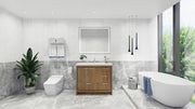 Moreno Bath FSDOLCE42-R Dolce 42" Freestanding Bathroom Vanity Set with Right Side Drawers and Reinforced Acrylic Sink - view 2