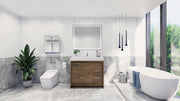 Moreno Bath FSDOLCE42-R Dolce 42" Freestanding Bathroom Vanity Set with Right Side Drawers and Reinforced Acrylic Sink - view 3