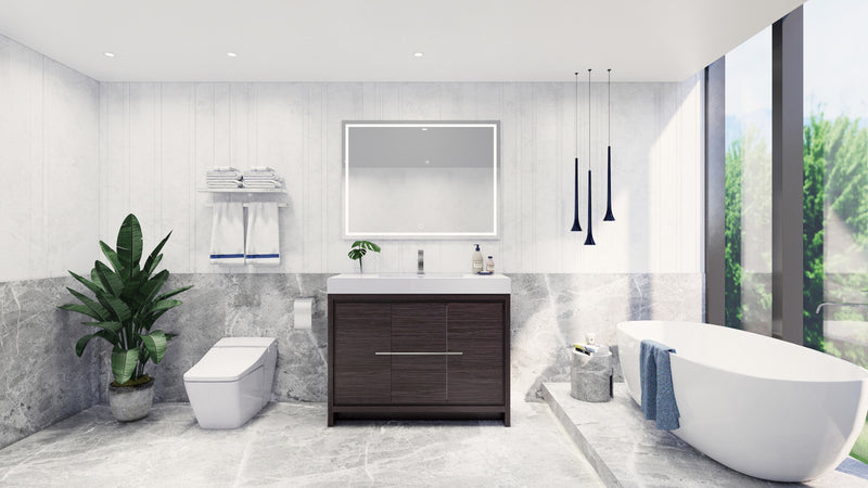 Moreno Bath FSDOLCE48 Dolce 48" Freestanding Bathroom Vanity Set with Reinforced Acrylic Single Sink Top - view 7