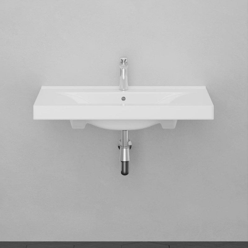 Drake Vitreous China Wall-Mount Bathroom Sink