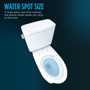 TOTO CST776CSG#12 Drake Two-Piece Elongated 1.6 GPF TORNADO FLUSH Toilet with CEFIONTECT, Sedona Beige - view 5