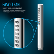 TOTO TBW02016U4#CP G Series 1.75 GPM Single Spray Cylindrical Handshower with COMFORT WAVE Technology, Polished Chrome - view 4