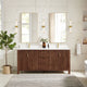 Vinnova 704272-AD-GW Shenzhen 72" Double Sink Bath Vanity in Aged Dark Brown Oak