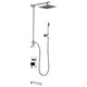 Anzzi Byne 1-Handle 1-Spray Tub and Shower Faucet with Sprayer Wand in Polished Chrome