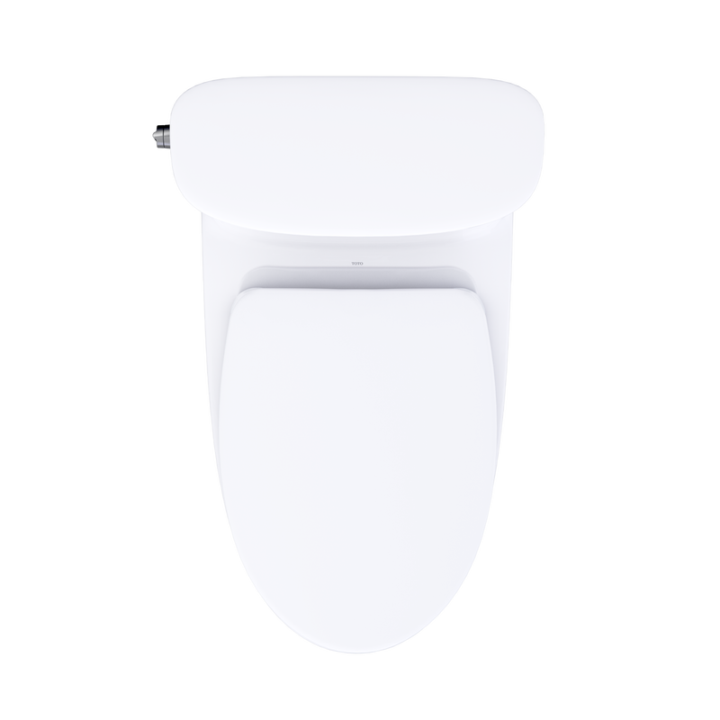 TOTO MS686124CUFG#01 Aurora 1G One-Piece Elongated 1.0 GPF WASHLET+ and Auto Flush Ready Universal Height Toilet with CEFIONTECT and SS124 SoftClose Seat, Cotton White - view 8