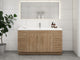 Moreno Bath ELSA60SFS Elsa 60" Freestanding Vanity With Reinforced Acrylic Single Sink Top