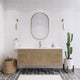 Moreno Bath ELSA60SWH Elsa 60" Floating Bathroom Vanity With Reinforced Acrylic Single Sink Top