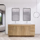 Moreno Bath ELSA72DFS Elsa 72" Freestanding Vanity With Reinforced Acrylic Double Sink Top