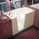 Meditub 3260LBD Walk-In 32 x 60 Left Drain Biscuit Whirlpool & Air Jetted Walk-In Bathtub