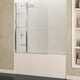 Anzzi Galleon Series 48 in. x 58 in. Frameless Hinged Tub Door with TSUNAMI GUARD in Polished Chrome