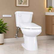Anzzi TL-AZEB106UWH Electric Bidet Seat with Heated Seat, Warm Water, Rear and Lady Wash, Air Dryer, Self Cleaning Nozzl