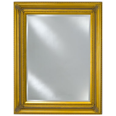 Afina EC15-2834 Estate Baroque 28" W x 34" H Framed Bevel Wall Mirror