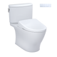TOTO MW4424726CEFGA#01 WASHLET+ Nexus Two-Piece Elongated 1.28 GPF Toilet with Auto Flush S7 Contemporary Bidet Seat, Cotton White