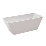Anzzi FT-AZ099 Zenith Series 5.58 ft. Freestanding Bathtub in White